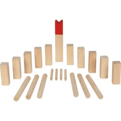Goki KUBB Spel Incl. Katoenen Zak -Kinder Speel Verkoop goki kubb spel incl katoenen zak a352122 2