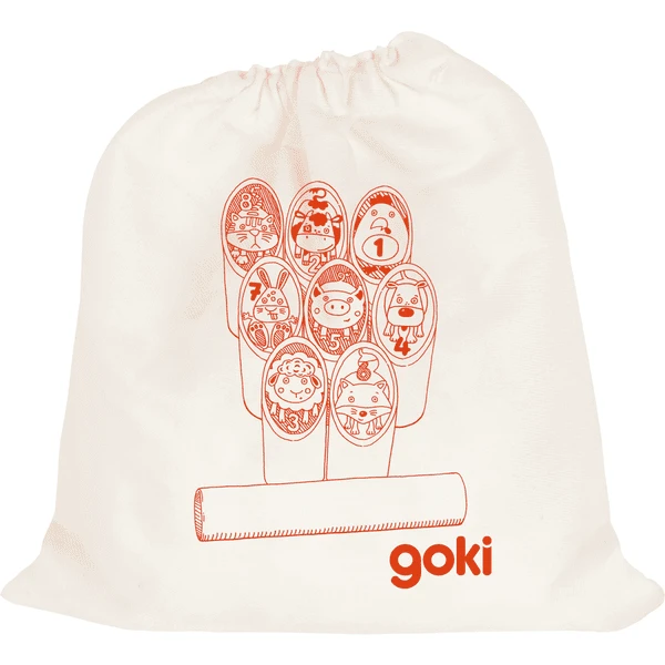 Goki KUBB Spel Voor Beginners Incl. Katoenen Zak 4 Goki KUBB Spel Voor Beginners Incl. Katoenen Zak - Afbeelding 4