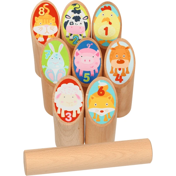 Goki KUBB Spel Voor Beginners Incl. Katoenen Zak 1 Goki KUBB Spel Voor Beginners Incl. Katoenen Zak