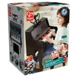 Hape Piano Met Verlichte Toetsen En Kruk, Zwart 7 Hape Piano Met Verlichte Toetsen En Kruk, Zwart -Kinder Speel Verkoop hape piano met verlichte toetsen en kruk zwart a346569 3