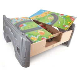 Hape Treinlandschap Met Batterij-aangedreven Locomotief, 70 Stuks -Kinder Speel Verkoop hape treinlandschap met batterij aangedreven locomotief 70 stuks a315449 2