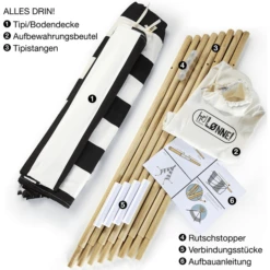 Hej Loenne Kindertent, Zwart En Wit 8 Hej Loenne Kindertent, Zwart En Wit -Kinder Speel Verkoop hej loenne kindertent zwart en wit a364785 3