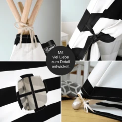 Hej Loenne Kindertent, Zwart En Wit 9 Hej Loenne Kindertent, Zwart En Wit -Kinder Speel Verkoop hej loenne kindertent zwart en wit a364785 4