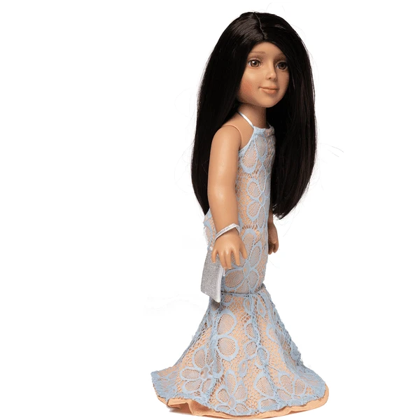 I'M A GIRLY Light Blauwe Zeemeerminjurk 2 I'M A GIRLY Light Blauwe Zeemeerminjurk - Afbeelding 2