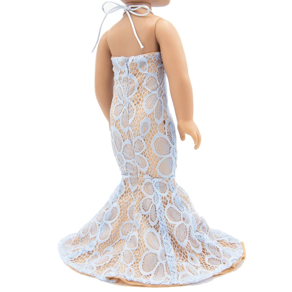 I'M A GIRLY Light Blauwe Zeemeerminjurk 3 I'M A GIRLY Light Blauwe Zeemeerminjurk - Afbeelding 3