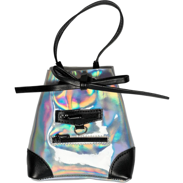 I'M A GIRLY Silver Black Tas 3 I'M A GIRLY Silver Black Tas - Afbeelding 3