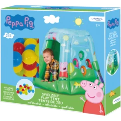 John® Opblaasbaar Ballenbad Peppa Pig - Met 20 PE Ballen -Kinder Speel Verkoop john opblaasbaar ballenbad peppa pig met 20 pe ballen a306556 2