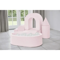 KIDKII Lux Ball Bath Imitation Leather Oud Roze -Kinder Speel Verkoop kidkii lux ball bath imitation leather oud roze a375350 4