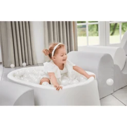 KIDKII Lux Kogelbad Kunstleer Wit -Kinder Speel Verkoop kidkii lux kogelbad kunstleer wit a375354 2