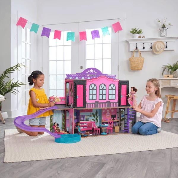 Kidkraft ® Poppenhuis 2-in-1 Hotel En Water Slide 3 Kidkraft ® Poppenhuis 2-in-1 Hotel En Water Slide - Afbeelding 3