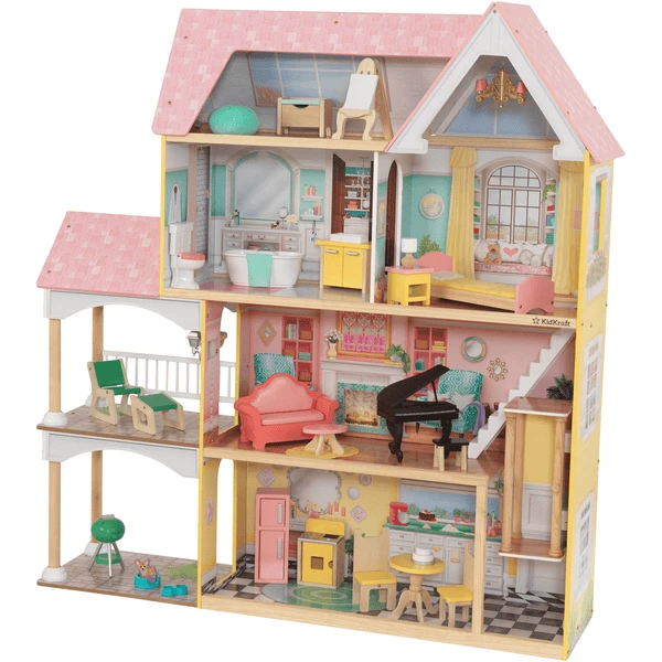 KidKraft Poppenhuis Lolas Villa 2 KidKraft Poppenhuis Lolas Villa - Afbeelding 2