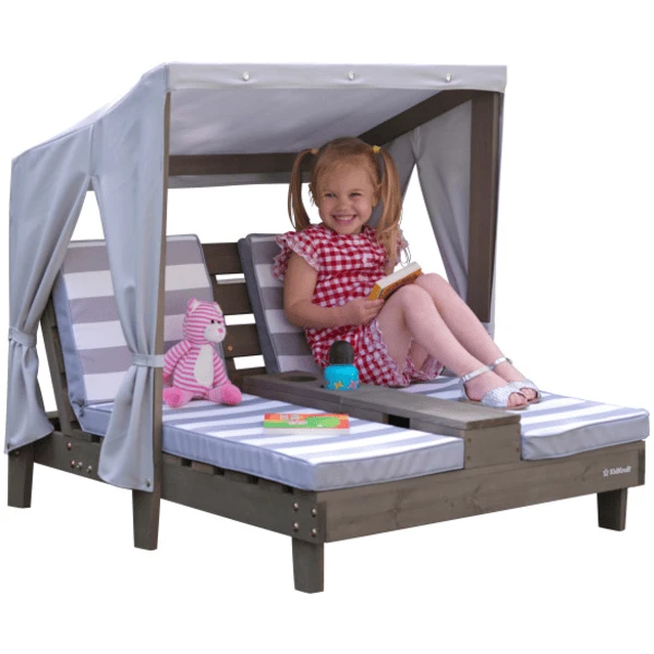 Kidkraft® Tweepersoons Kinderligstoel Met Bekerhouders 2 Kidkraft® Tweepersoons Kinderligstoel Met Bekerhouders - Afbeelding 2