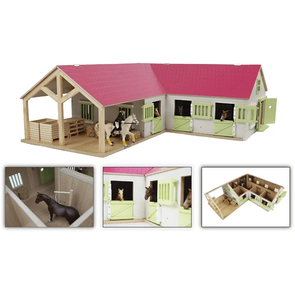 Kids Globe Horse S Horse Farm Pink 3 Kids Globe Horse S Horse Farm Pink - Afbeelding 3