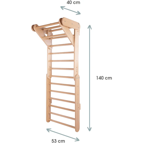 Kindsgard Wandrekken Incl. Zijarm Klatrestik Natuur 2 Kindsgard Wandrekken Incl. Zijarm Klatrestik Natuur - Afbeelding 2