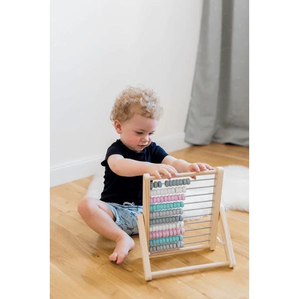 KINDSGUT Abacus Rekenliniaal, Lichtroze 2 KINDSGUT Abacus Rekenliniaal, Lichtroze - Afbeelding 2