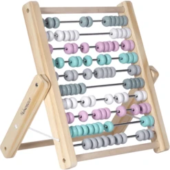 KINDSGUT Abacus Rekenliniaal, Lichtroze 7 KINDSGUT Abacus Rekenliniaal, Lichtroze -Kinder Speel Verkoop kindsgut abacus rekenliniaal lichtroze a325206 2