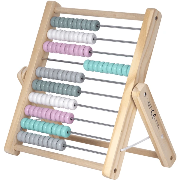 KINDSGUT Abacus Rekenliniaal, Lichtroze 1 KINDSGUT Abacus Rekenliniaal, Lichtroze