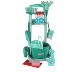 KLEIN Leifheit Schoonmaakwagen Met Accessoires 6562 -Kinder Speel Verkoop klein leifheit schoonmaakwagen met accessoires 6562 a169583 2