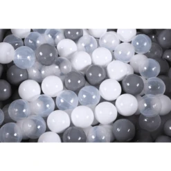 Knorr® Speelgoed Ballenbak Zacht - "Cute Animals " - 150 Ballen Grijs/wit/transparant -Kinder Speel Verkoop knorr speelgoed ballenbak zacht cute animals 150 ballen grijs wit transparant a319414 3