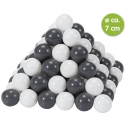 Knorr® Speelgoed Ballenset 100 Ballen Grijs Creme -Kinder Speel Verkoop knorr speelgoed ballenset 100 ballen grijs creme a331096 2