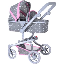 Knorr® Speelgoed Boonk Poppenwagen - Ster Grijs -Kinder Speel Verkoop knorr speelgoed boonk poppenwagen ster grijs a363268 2