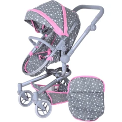 Knorr® Speelgoed Boonk Poppenwagen - Ster Grijs -Kinder Speel Verkoop knorr speelgoed boonk poppenwagen ster grijs a363268 4