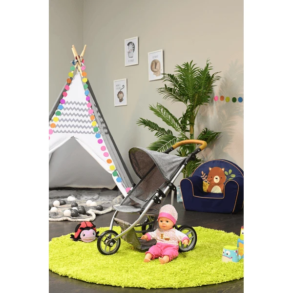 Knorr® Speelgoed Jogger Lio Poppenwagen - Stone Bruin 2 Knorr® Speelgoed Jogger Lio Poppenwagen - Stone Bruin - Afbeelding 2