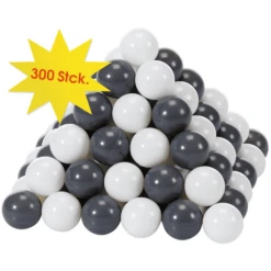 Knorr® Speelgoedbollenset Ø 6 Cm - 300 Ballen Grijs/ Cream -Kinder Speel Verkoop knorr speelgoedbollenset o 6 cm 300 ballen grijs cream a287968 3