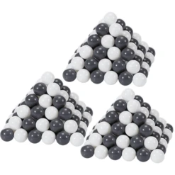 Knorr® Speelgoedbollenset Ø 6 Cm - 300 Ballen Grijs/ Cream -Kinder Speel Verkoop knorr speelgoedbollenset o 6 cm 300 ballen grijs cream a287968 4