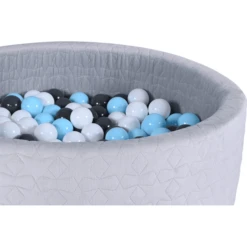 Knorr® Toys Ballenbak Soft Cosy Geo Grey Inclusief 300 Ballen Grijs/creme/lichtblauw -Kinder Speel Verkoop knorr toys ballenbak soft cosy geo grey inclusief 300 ballen grijs creme lichtblauw a287959 2
