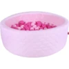 Knorr® Toys Ballenbak Soft Cosy Heart Rose Inclusief 300 Ballen Soft Pink