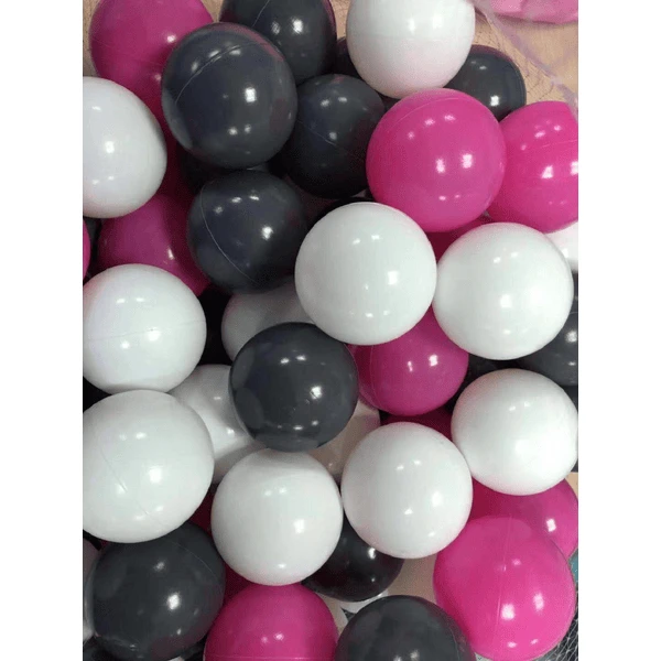 Knorr® Toys Ballenset Ø6cm - 100 Stuks Creme Grey Roze 4 Knorr® Toys Ballenset Ø6cm - 100 Stuks Creme Grey Roze - Afbeelding 4