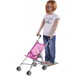Knorr® Toys Poppenwagen Sim - Uma De Eenhoorn, Roze -Kinder Speel Verkoop knorr toys poppenwagen sim uma de eenhoorn roze a268659 3