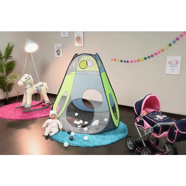 Knorr®toys Speeltent Groen/blauw Met 30 Ballen 2 Knorr®toys Speeltent Groen/blauw Met 30 Ballen - Afbeelding 2