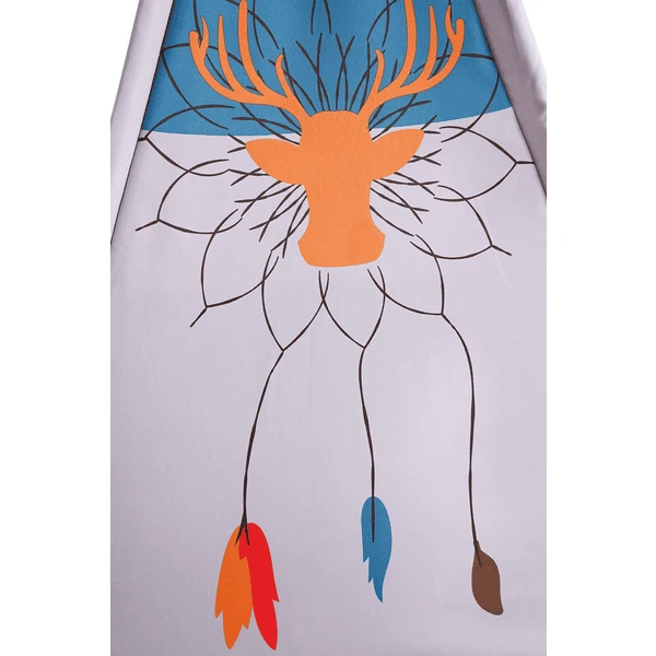 Knorr®toys Tipi Dream Vanger, Wit/blauw/ Orange 2 Knorr®toys Tipi Dream Vanger, Wit/blauw/ Orange - Afbeelding 2