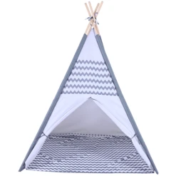 Knorr®toys Tipi Zigzag, Grijs/wit -Kinder Speel Verkoop knorrtoys tipi zigzag grijs wit a343299 2
