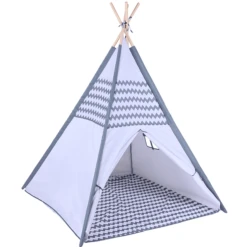 Knorr®toys Tipi Zigzag, Grijs/wit -Kinder Speel Verkoop knorrtoys tipi zigzag grijs wit a343299 3