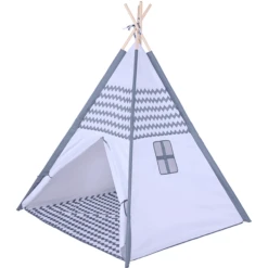 Knorr®toys Tipi Zigzag, Grijs/wit -Kinder Speel Verkoop knorrtoys tipi zigzag grijs wit a343299 4
