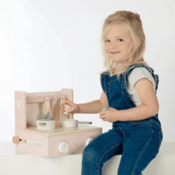 Label-Label - Opvouwbaar Kooktoestel - Roze -Kinder Speel Verkoop label label opvouwbaar kooktoestel roze a393360 2