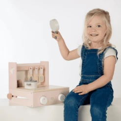 Label-Label - Opvouwbaar Kooktoestel - Roze -Kinder Speel Verkoop label label opvouwbaar kooktoestel roze a393360 3