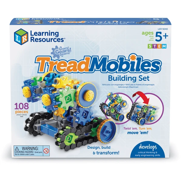 Learning Resources Versnellingen! Versnellingen! Gears!® Treadmobiles Build Ing Set 3 Learning Resources Versnellingen! Versnellingen! Gears!® Treadmobiles Build Ing Set - Afbeelding 3