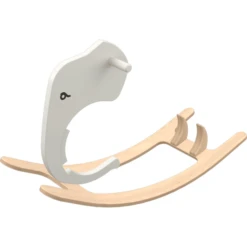 LEG & GO Opzetstuk Schommelolifant, Grijs
