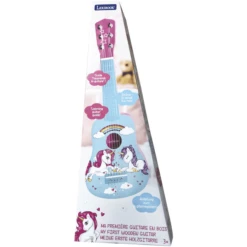 LEXIBOOK Mijn Eerste Houten Gitaar Met Magische Eenhoorn -Kinder Speel Verkoop lexibook mijn eerste houten gitaar met magische eenhoorn a361652 4