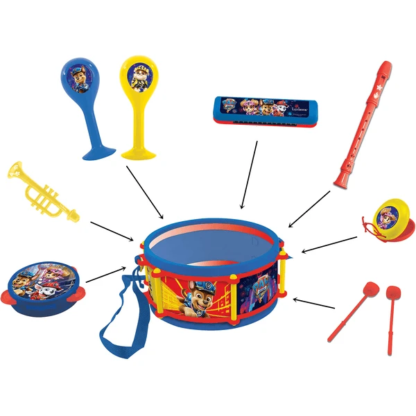 LEXIBOOK Paw Patrol Muziekset Met Zeven Instrumenten 4 LEXIBOOK Paw Patrol Muziekset Met Zeven Instrumenten - Afbeelding 4