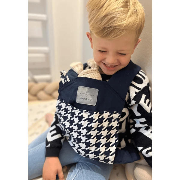 Manduca Draagzak Poppen By Bellybutton Pepita Navy 2 Manduca Draagzak Poppen By Bellybutton Pepita Navy - Afbeelding 2