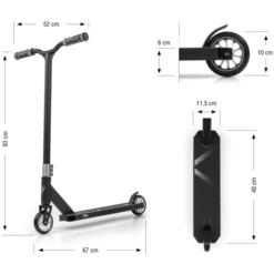 Voorkant -Kinder Speel Verkoop mmx stunt scoot er raptor silver a319395 1