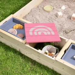 MUDDY BUDDY Zandbak "Beach Rebel" Naturel Poederroze -Kinder Speel Verkoop muddy buddy zandbak beach rebel naturel poederroze a412387 2