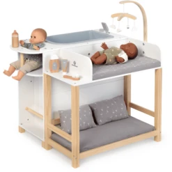 MUSTERKIND ® Doll Centre "Viola" Wit/natuur/grijs -Kinder Speel Verkoop musterkind doll centre viola wit natuur grijs a392685 2