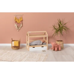 MUSTERKIND ® Poppenhuis Bed Viola Naturel/wit -Kinder Speel Verkoop musterkind poppenhuis bed viola naturel wit a326651 3