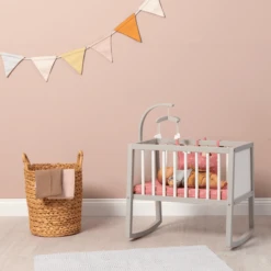 MUSTERKIND ® Poppenwieg Viola Grijs/wit/oud Roze 9 MUSTERKIND ® Poppenwieg Viola Grijs/wit/oud Roze -Kinder Speel Verkoop musterkind poppenwieg viola grijs wit oud roze a326743 4